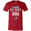 I Love My Wife And Cheering For My Arizona Coyotes T Shirts