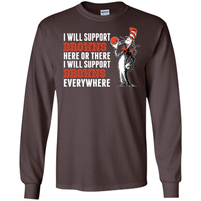 I Will Support Everywhere Cleveland Browns T Shirts