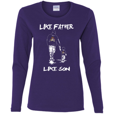 Happy Like Father Like Son East Carolina Pirates T Shirts