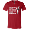 I Will Support Everywhere Cincinnati Reds T Shirts