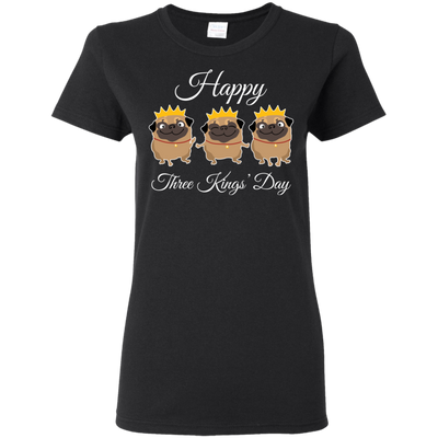 Nice Pug T Shirts - Three Kings' Day Pug, is a cool gift for friends