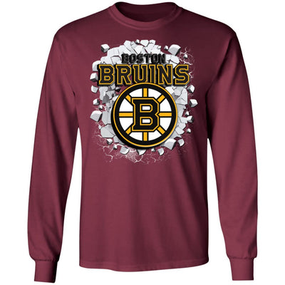 Colorful Earthquake Art Boston Bruins T Shirt