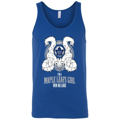 Toronto Maple Leafs Girl Win Or Lose T Shirts