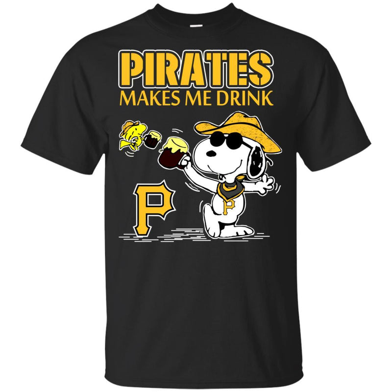 Pittsburgh Pirates Makes Me Drinks T-Shirt