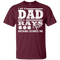 I Am A Dad And A Fan Nothing Scares Me Tampa Bay Rays T Shirt