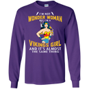 I'm Not Wonder Woman Minnesota Vikings T Shirts