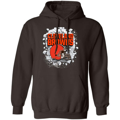 Colorful Earthquake Art Cleveland Browns T Shirt