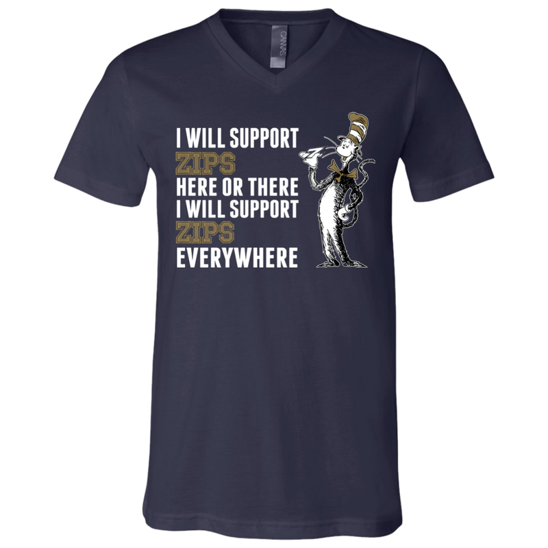 I Will Support Everywhere Akron Zips T Shirts