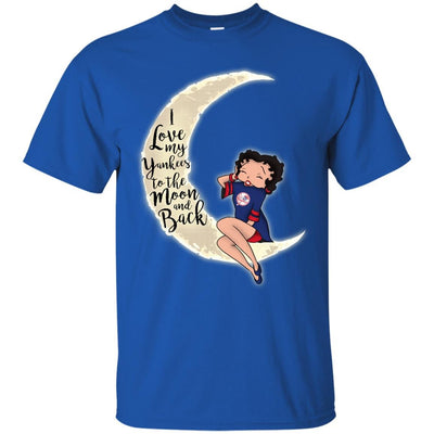 BB I Love My New York Yankees To The Moon And Back T Shirt - Best Funny Store