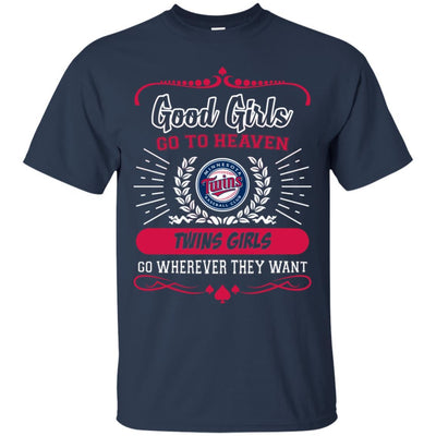 Good Girls Go To Heaven Minnesota Twins Girls T Shirts