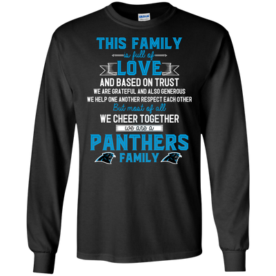 We Are A Carolina Panthers Family T Shirt