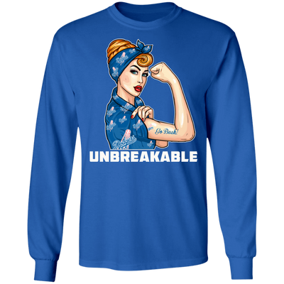 Beautiful Girl Unbreakable Go Los Angeles Dodgers T Shirt