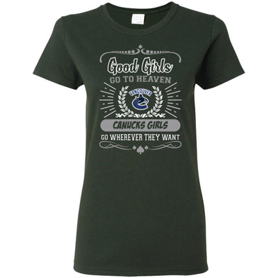 Good Girls Go To Heaven Vancouver Canucks Girls T Shirts