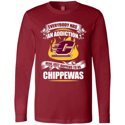 Everybody Has An Addiction Mine Just Happens To Be Central Michigan Chippewas T Shirt