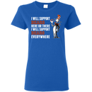 I Will Support Everywhere Chicago Bears T Shirts
