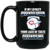 My Loyalty And Your Lack Of Taste Minnesota Twins Mugs