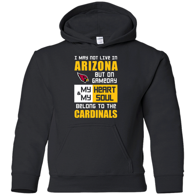 My Heart And My Soul Belong To The Arizona Cardinals T Shirts