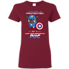 Nice Pug T Shirts - This Girl Is Protected By Captain America Pug