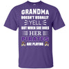 Grandma Doesn't Usually Yell East Carolina Pirates T Shirts