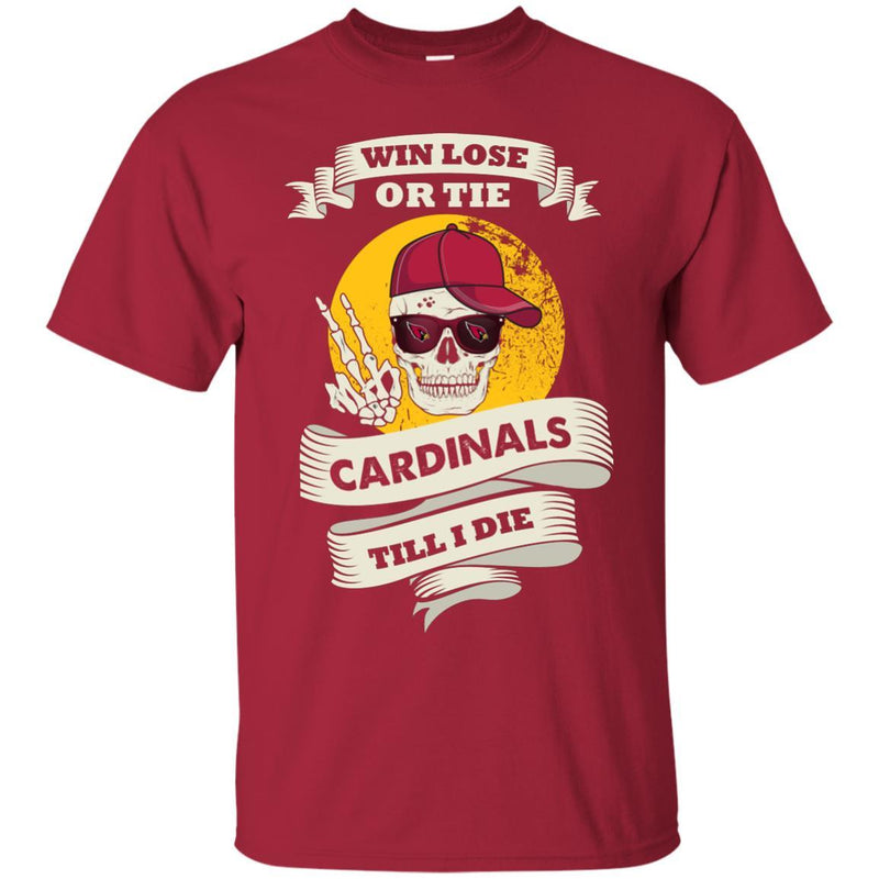 Skull Say Hi Arizona Cardinals T Shirts