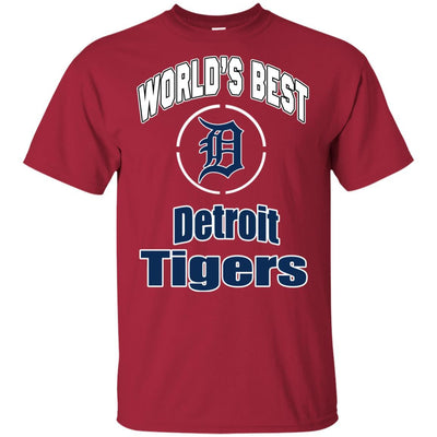 Amazing World's Best Dad Detroit Tigers T Shirts