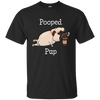 Nice Pug T Shirts - Pooped Pup, is a cool gift for friends and family