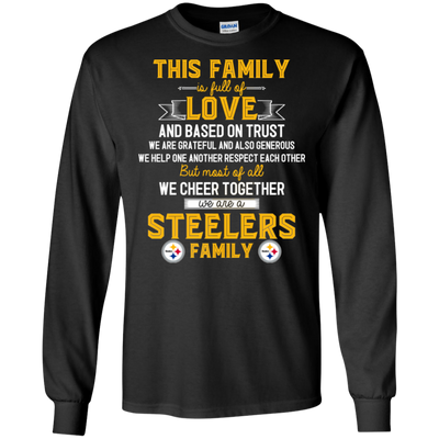 We Are A Pittsburgh Steelers Family T Shirt