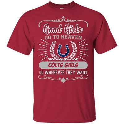 Good Girls Go To Heaven Indianapolis Colts Girls T Shirts