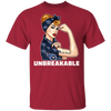 Beautiful Girl Unbreakable Go Tennessee Titans T Shirt
