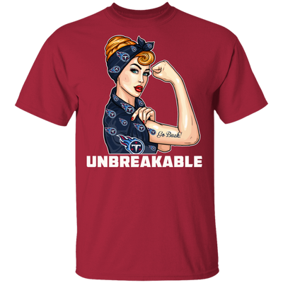 Beautiful Girl Unbreakable Go Tennessee Titans T Shirt