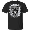 Colorful Earthquake Art Oakland Raiders T Shirt