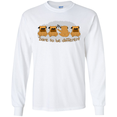 Pug - Dare To Be Different T Shirts