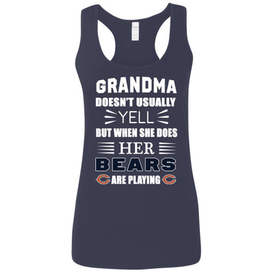 Grandma Doesn't Usually Yell Chicago Bears T Shirts