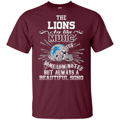 The Detroit Lions Are Like Music T Shirt