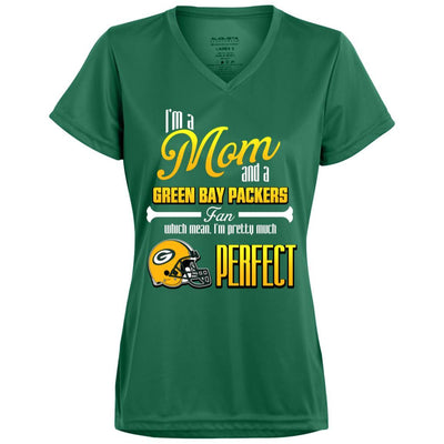 Cool Pretty Perfect Mom Fan Green Bay Packers T Shirt