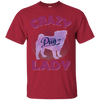 Crazy Pug Lady T Shirts