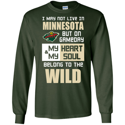 My Heart And My Soul Belong To The Minnesota Wild T Shirts