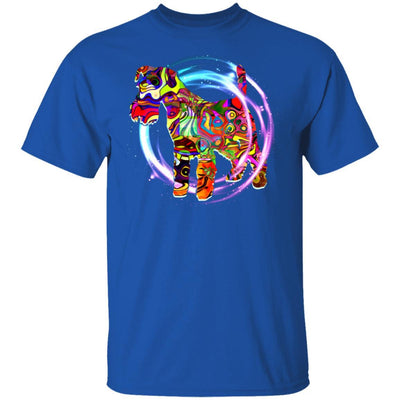 Psychedelic Schnauzer T Shirt Miniature Terrier Gift For Lover