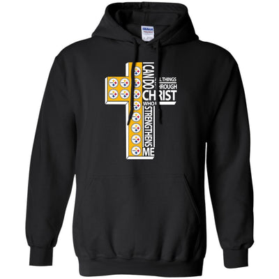 Gorgeous I Can Do All Things Through Christ Pittsburgh Steelers T Shirts