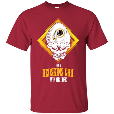 Washington Redskins Girl Win Or Lose T Shirts