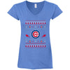 Chicago Cubs Stitch Knitting Style Ugly T Shirts WNG