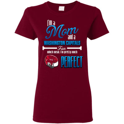 Cool Pretty Perfect Mom Fan Washington Capitals T Shirt