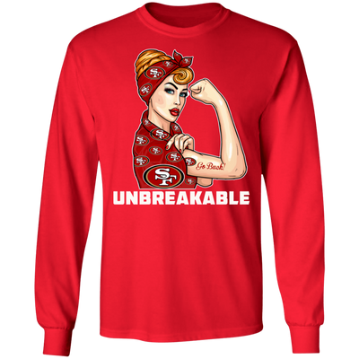 Beautiful Girl Unbreakable Go San Francisco 49ers T Shirt