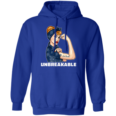 Beautiful Girl Unbreakable Go Detroit Tigers T Shirt