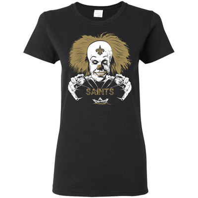 IT Horror Movies New Orleans Saints T Shirts