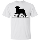 Pug Playing Piano Music T Shirts V2