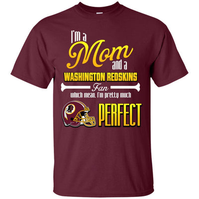 Cool Pretty Perfect Mom Fan Washington Redskins T Shirt