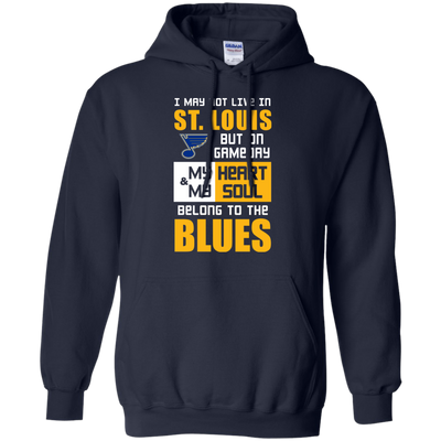 My Heart And My Soul Belong To The St. Louis Blues T Shirts