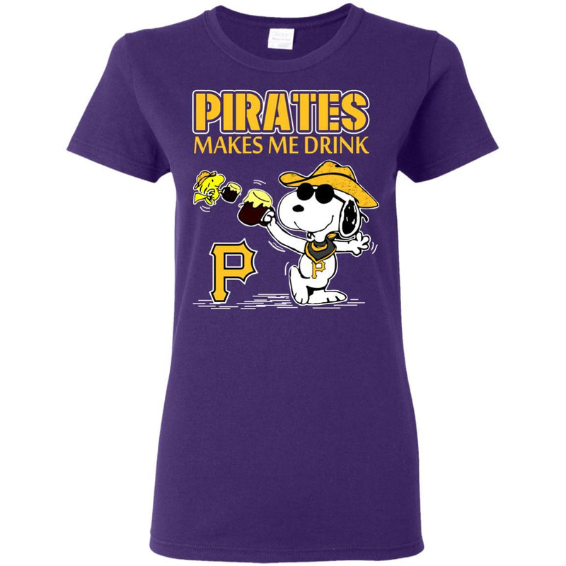 Pittsburgh Pirates Makes Me Drinks T-Shirt