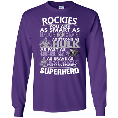 Colorado Rockies You're My Favorite Super Hero T Shirts